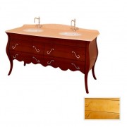 Тумба під раковину Marsan Dianne 1600 дерево/МДФ античне золото Dianne1600gold