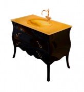 Тумба під раковину Marsan Dianne 1050 дерево/МДФ чорний Dianne1050black