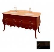 Тумба під раковину Marsan Dianne 1600 дерево/МДФ чорний Dianne1600black