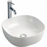 Раковина Koller Pool Round 410х410 мм на стільницю RN-0410-WB