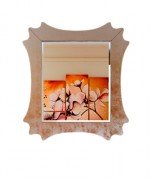 Зеркало для ванной Marsan Dianne 94х104 см серебро Dianne94х104silver