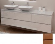 Тумба під раковину Marsan Nikolet 1800 МДФ капучино Nikolet1800cappuccino