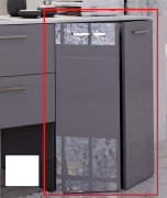 Тумба під пральну машину Marsan Oscar 720 МДФ білий Oscar720белый