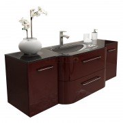 Раковина для ванної Marsan Regine 1460 акриловий камінь на тумбу REGINE1460акрил