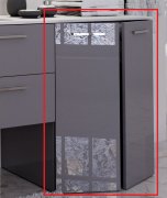 Тумба під пральну машину Marsan Oscar 720 МДФ бісмарк Oscar720бисмарк