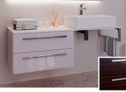 Консоль для раковини Marsan Oscar 140х50 МДФ зебрано/стільниця скло Oscar140х50zebrano