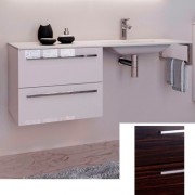 Консоль с раковиной Marsan Oscar 120х50 зебрано/раковина акриловый камень Oscar4-120х50zebrano