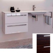 Консоль з раковиною Marsan Oscar 120х50 МДФ зебрано/скляна раковина Oscar3-120х50zebrano