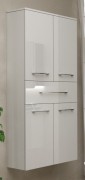 Пенал для ванної Marsan Regine 1600Х600Х350 см МДФ білий глянець з кошиками REGINEК160Х60белый