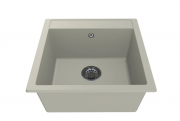 Мийка для кухні Miraggio Bodrum 510 врізна прямокутна з переливом матовий jasmine 0000003