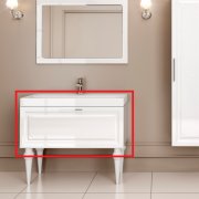 Тумба под раковину Marsan Patricia 1000 МДФ белый Patricia1000белый