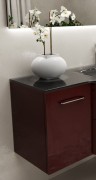 Тумба приставна Marsan Regine розпашна права/ліва 500х420х330мм МДФ рубін глянець REGINE500Х420рубин