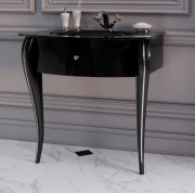 Тумба під раковину Marsan Milena 900 МДФ чорний Milena900black