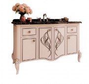 Тумба під раковину Marsan Melissa 1380 дерево/МДФ білий Melissa1380white