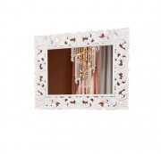 Зеркало для ванной Marsan Penelope 87х112 см белый Penelope87х112white