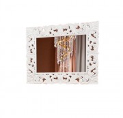 Дзеркало для ванної Marsan Penelope 87х112 см білий Penelope87х112white