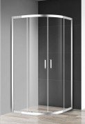 Душова кабіна Primera Prime розсувна 80х80 хром / прозоре скло PRI2821C