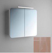 Зеркальный шкаф Marsan Adele-3 подвесной 70х65 см МДФ капучино Adele3-70х65cappuccino