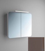 Зеркальный шкаф Marsan Adele-3 подвесной 80х65 см МДФ бисмарк Adele3-80х65bismarck