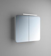 Дзеркальна шафа Marsan Adele-3 підвісний 90х65 см МДФ білий Adele3-90х65white