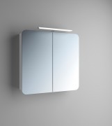 Дзеркальна шафа Marsan Adele-3 підвісний 70х65 см МДФ білий Adele3-70х65white