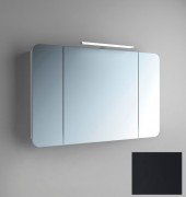 Дзеркальна шафа Marsan Adele-4 підвісний 100х65 см МДФ графіт Adele4-100х65graphite