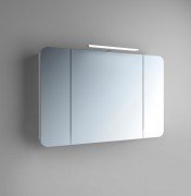 Дзеркальна шафа Marsan Adele-4 підвісний 110х65 см МДФ білий Adele4-110х65white