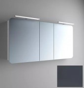Зеркальный шкаф Marsan Adele-5 подвесной 150х65 см МДФ графит Adele5-150х65graphite