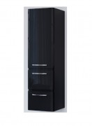 Пенал для ванной Marsan Adele 35х120 см МДФ черный Adele35х120black