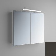 Дзеркальна шафа Marsan Therese-3 підвісна 65х100 см МДФ графіт THERESE3-100графит