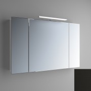 Дзеркальна шафа Marsan Therese-4 підвісна 65х90 см МДФ чорний THERESE4-черный