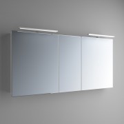 Зеркальный шкаф Marsan Therese-5 подвесной 65х140 см МДФ белый THERESE5-140белый