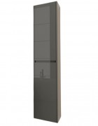 Пенал для ванной Marsan Alexis 33х160 см МДФ графит Alexis330graphite