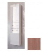 Пенал для ванной Marsan Alexandra 35х160 см с корзиной МДФ капучино Alexandra35х160cappuccino-k