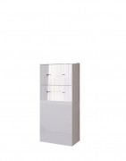 Пенал для ванної Marsan Alexandra 35х90 см з кошиком МДФ білий Alexandra35х90white-k