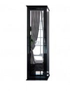 Пенал для ванной Marsan Amande 40х150 см МДФ черный Amande400black