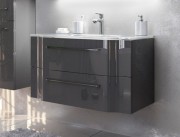 Тумба под раковину Marsan Alexandra 930 МДФ графит Alexandra930graphite