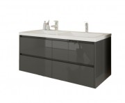 Тумба под раковину Marsan Alexis 1200 МДФ графит Alexis1200graphite