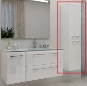 Пенал для ванной Marsan Aurore 150х35 МДФ белый Aurore150х35белый