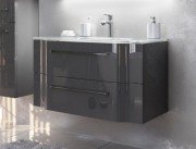 Тумба под раковину Marsan Alexandra 1130 МДФ графит Alexandra1130graphite