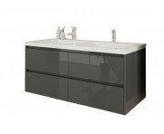 Тумба під раковину Marsan Alexis 1200 МДФ графіт Alexis1200graphite