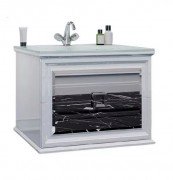 Тумба під раковину Marsan Amande 900 МДФ білий Amande900white