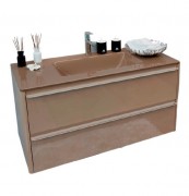 Тумба під раковину Marsan Brigitte-2 1100 МДФ капучино Brigitte2-1100cappuccino