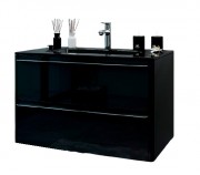 Тумба під раковину Marsan Brigitte-2 900 МДФ чорний Brigitte2-900black