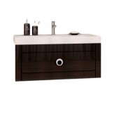 Тумба під раковину Marsan Charlottae 1000 МДФ чорний Charlottae1000black