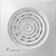 Бытовой вентилятор Soler&Palau Silent 100 CRZ осевой белый 5210401500