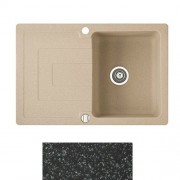 Мойка для кухни Marmorin Sten 1k 10 78х52 см искусственный камень Magranit черный 385 113 002