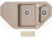 Мойка для кухни Marmorin Sten trapez 97х51 см искусственный камень Magranit сафари 385 613 001