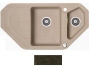 Мойка для кухни Marmorin Sten trapez 97х51 см искусственный камень Magranit коричневый 385 613 004