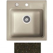 Мийка для кухні Marmorin Tama 1k 46,5х46,5 см штучний камінь Magranit коричневий 390 103 004